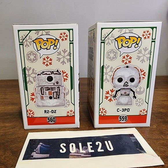 Funko Pop Star Wars Holiday 2022 Snowman Complete set of 5...